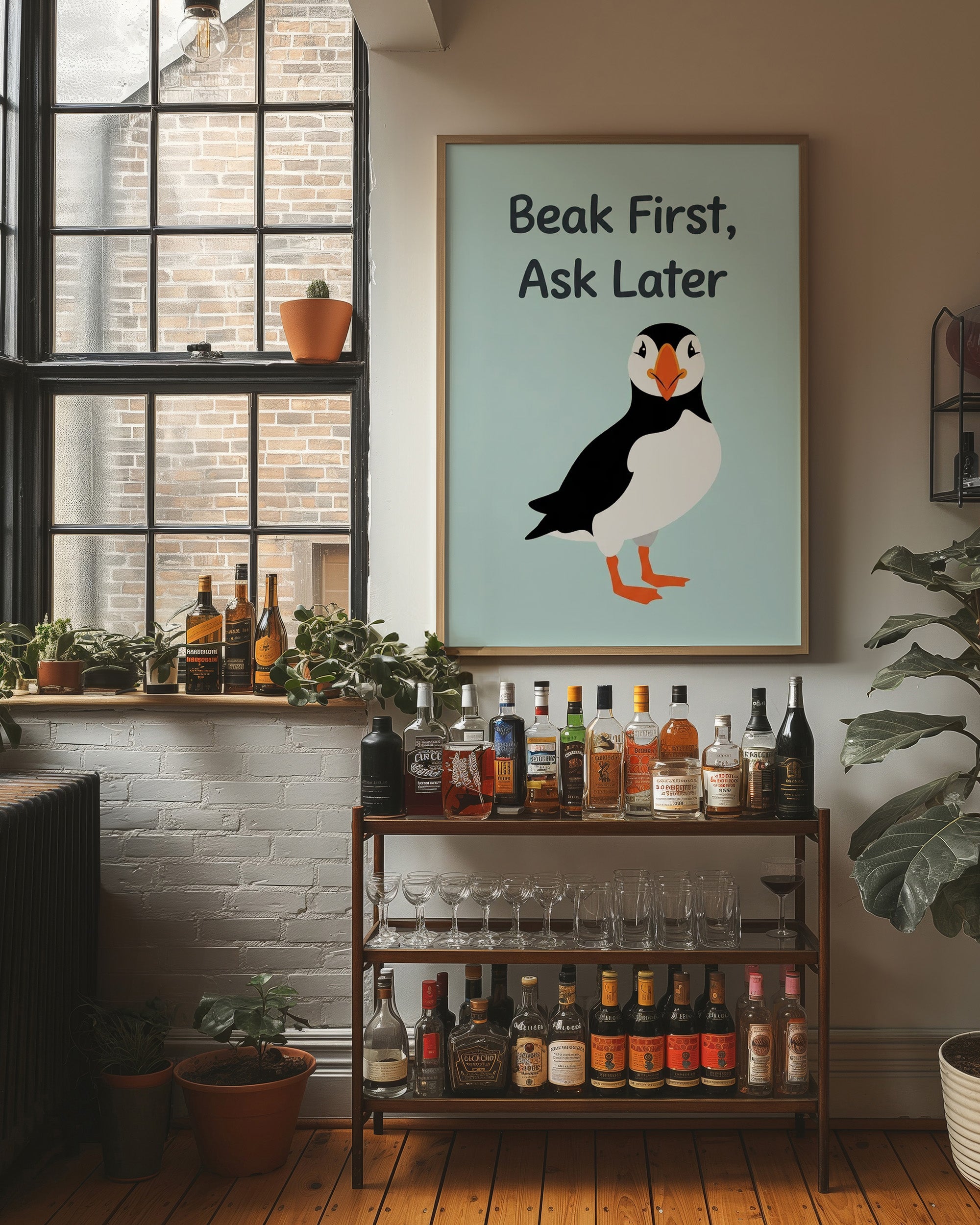 Beak First Ask Later