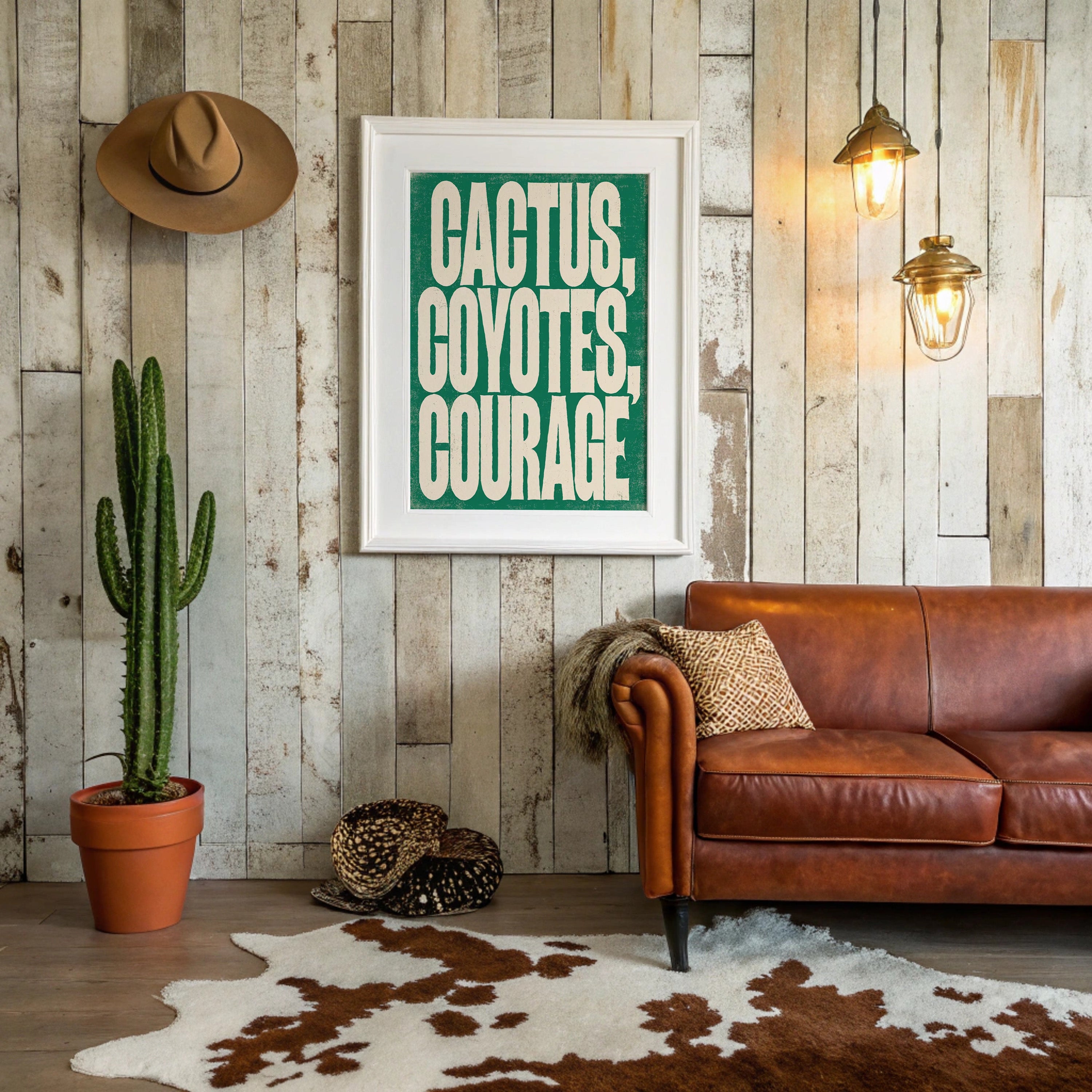 Cactus, Coyotes, Courage