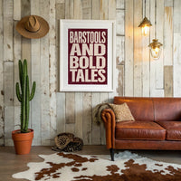 Barstools and Bold Tales