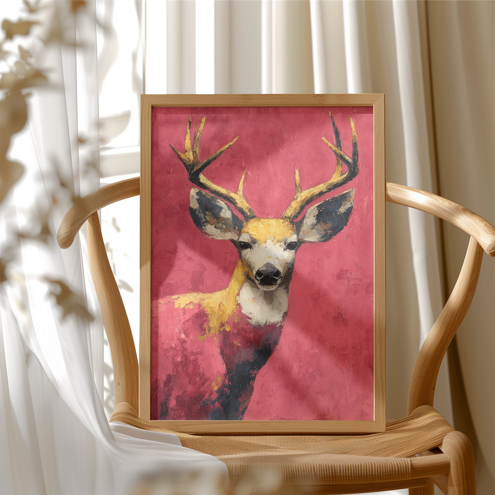 Gilded Buck Portrait