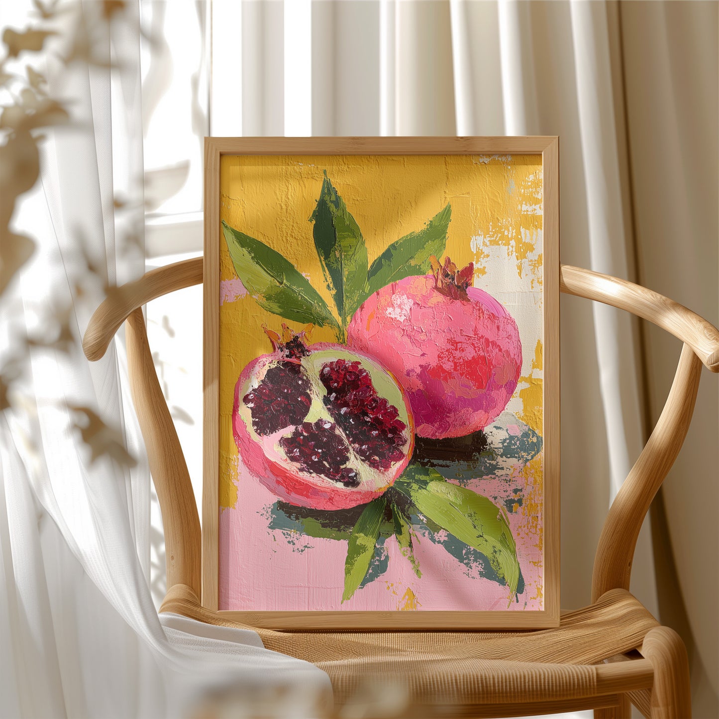 Pomegranate in Sunlight
