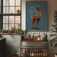Deer Blooming Wild