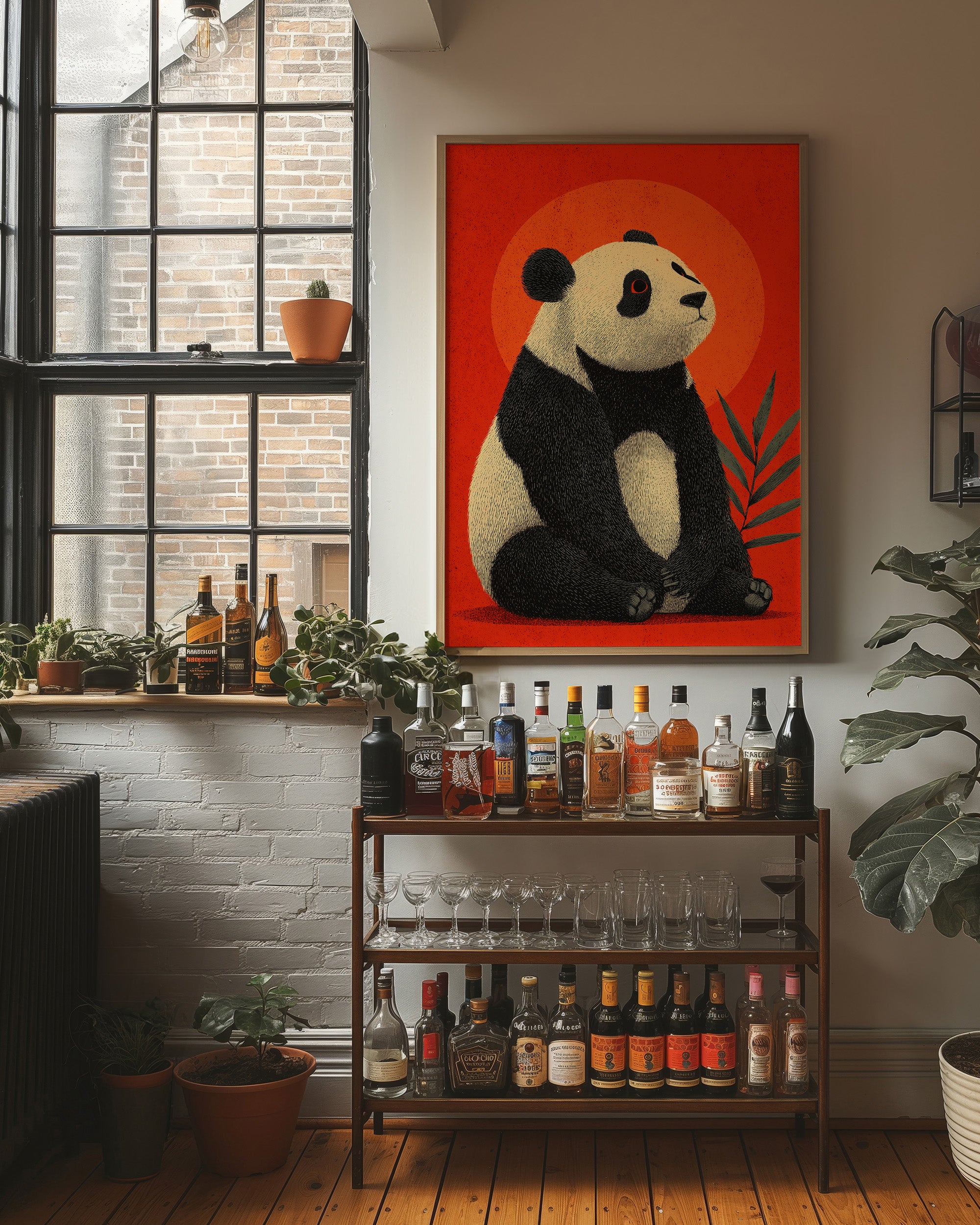 Panda Beneath the Sun