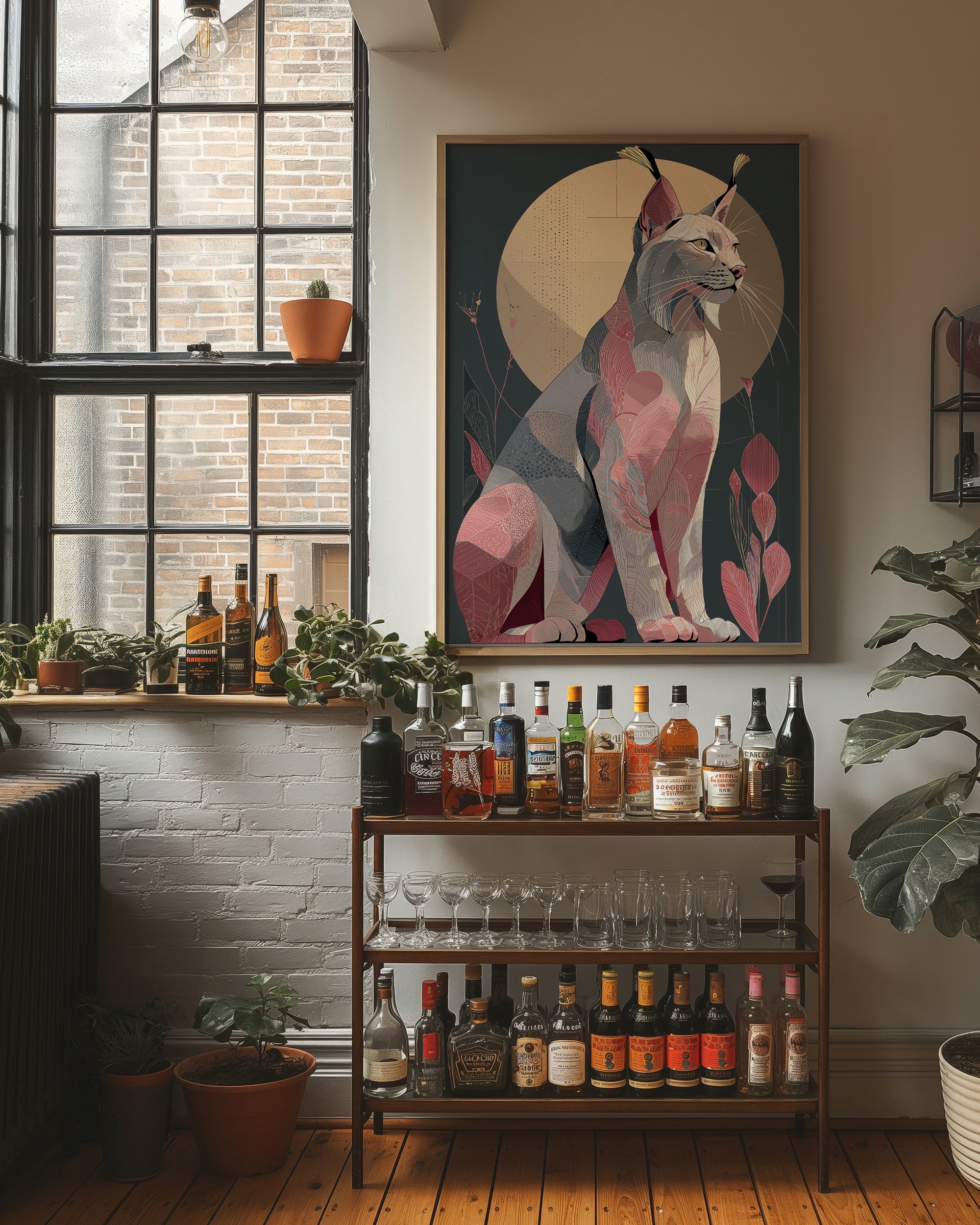 Blush Lynx and Botanicals
