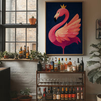 Flamingo Queen, Feathered Crown