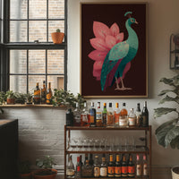 Peacock in Full Bloom