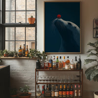 Seal Balancing Red Moon