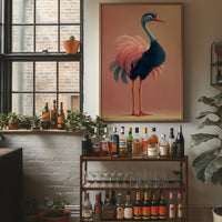 Sleepy Ostrich, Feathers Aflutter