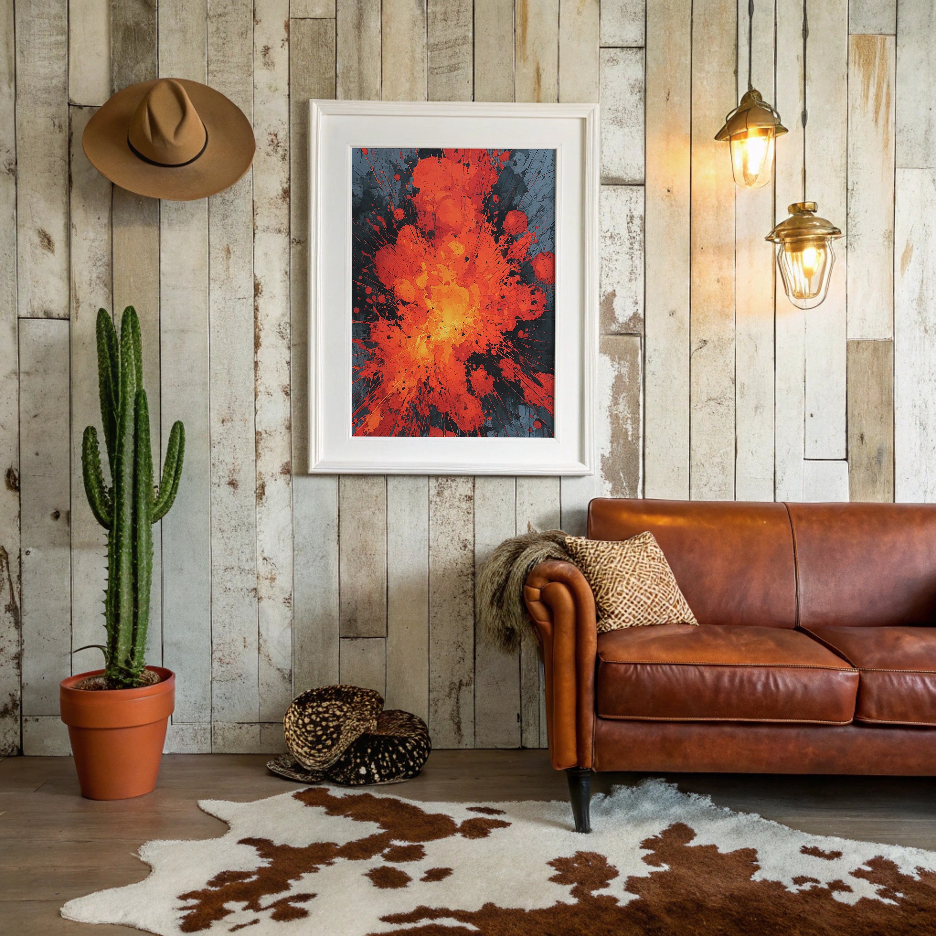 Combustion, Red and Gold