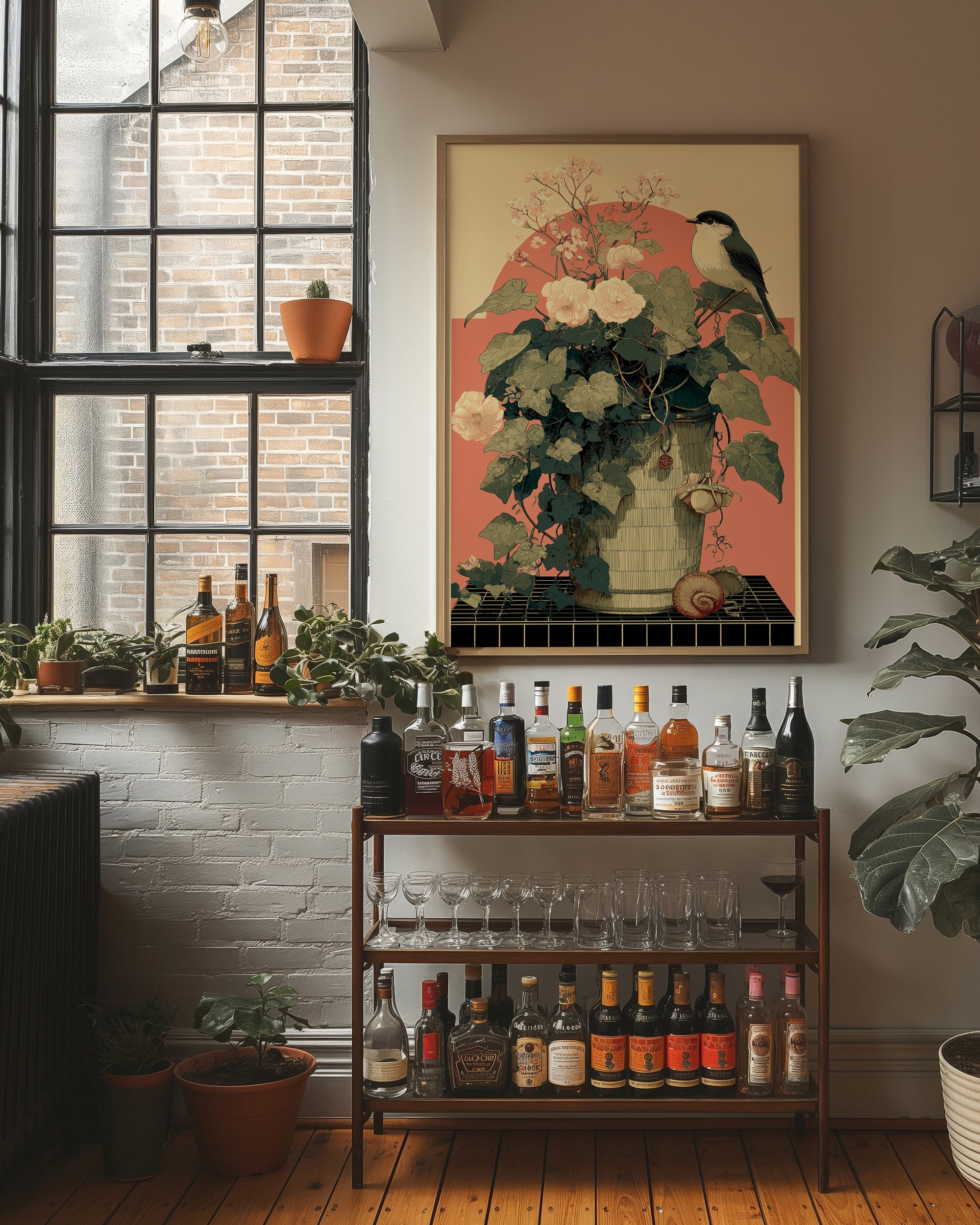 Ivy and Evening Light