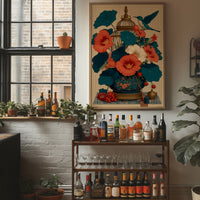 Nasturtiums and the Birdcage