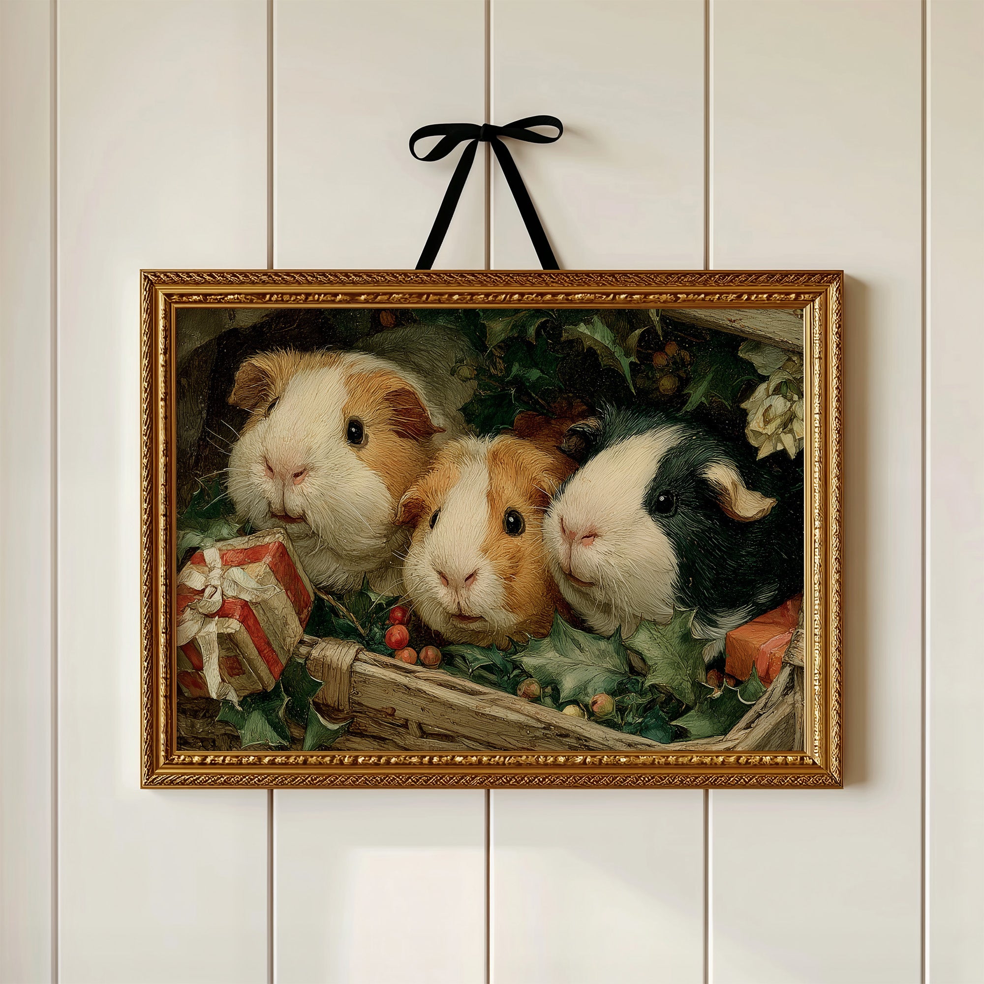 Three Little Christmas Piggies