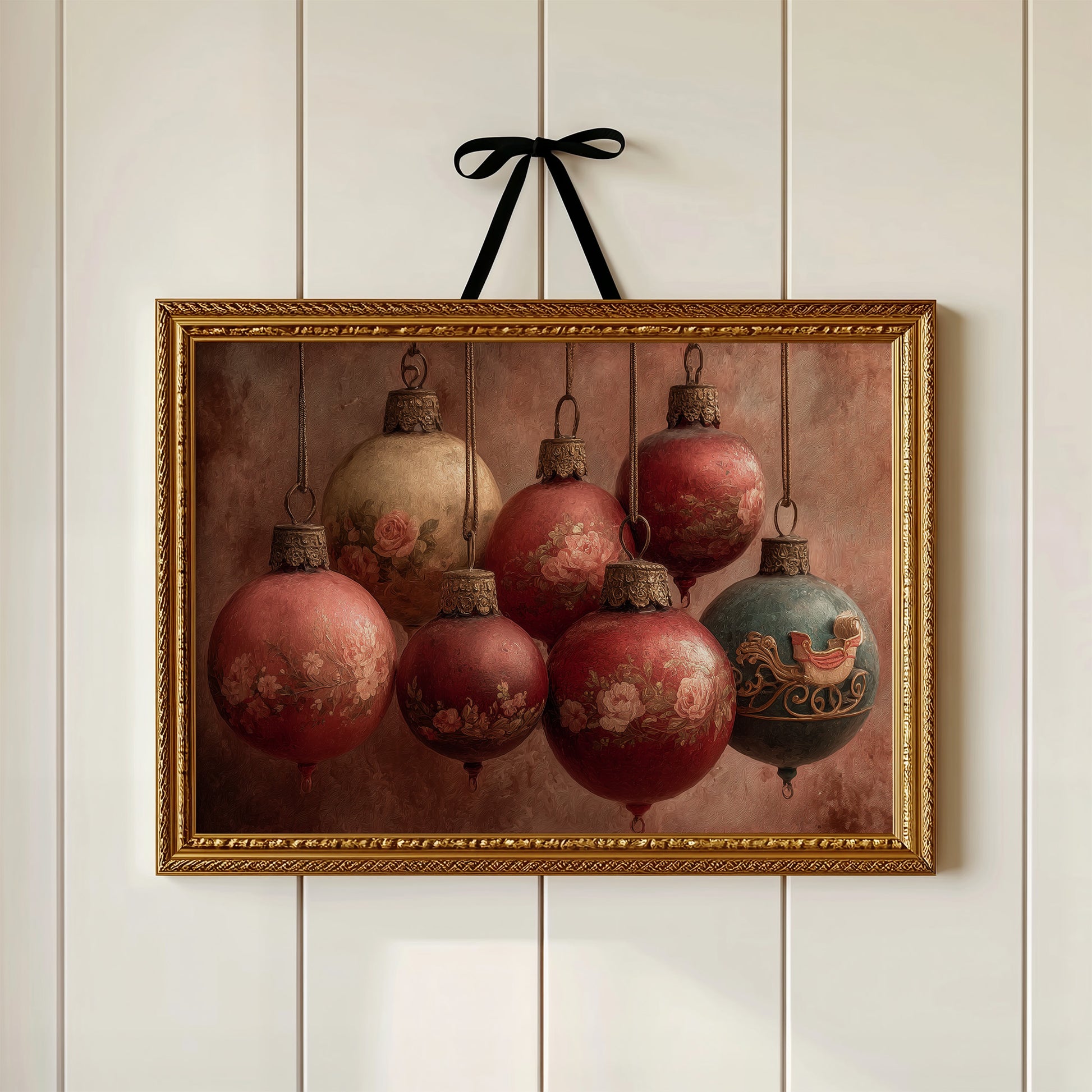 Antique Baubles in Rose and Rust