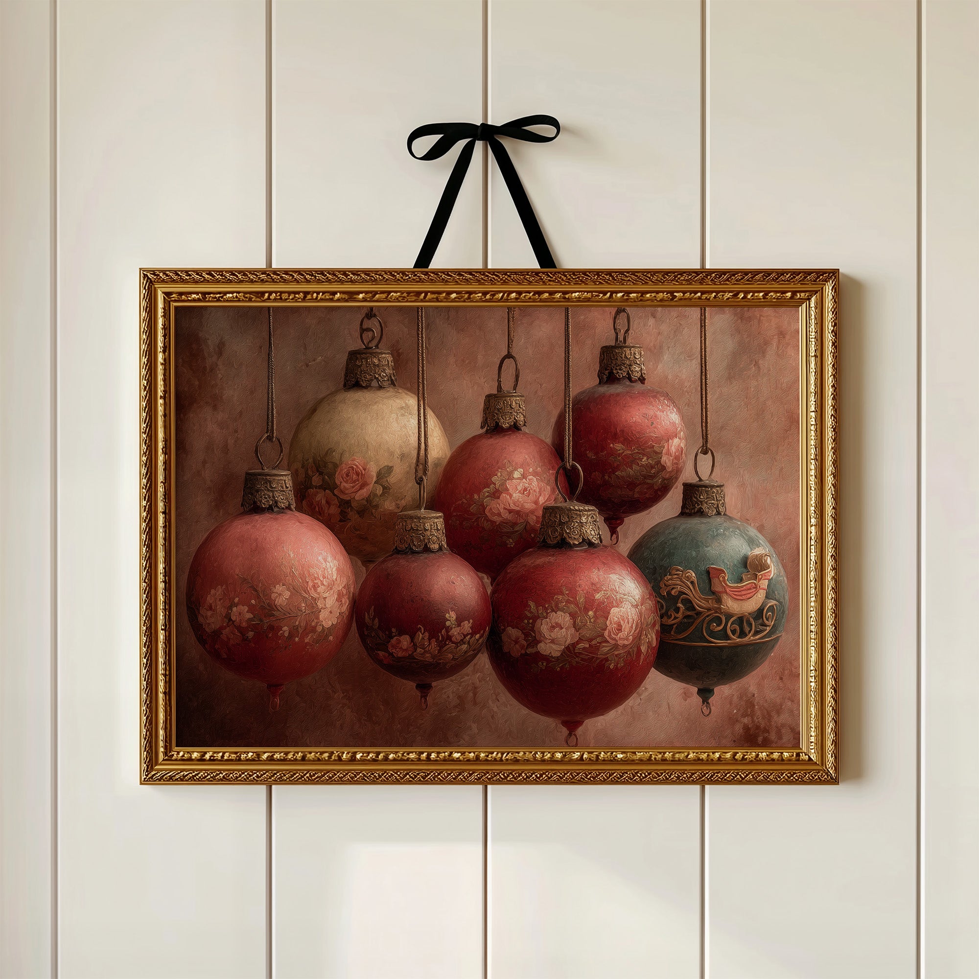 Antique Baubles in Rose and Rust