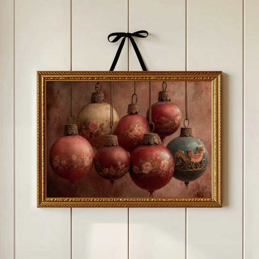 Antique Baubles in Rose and Rust
