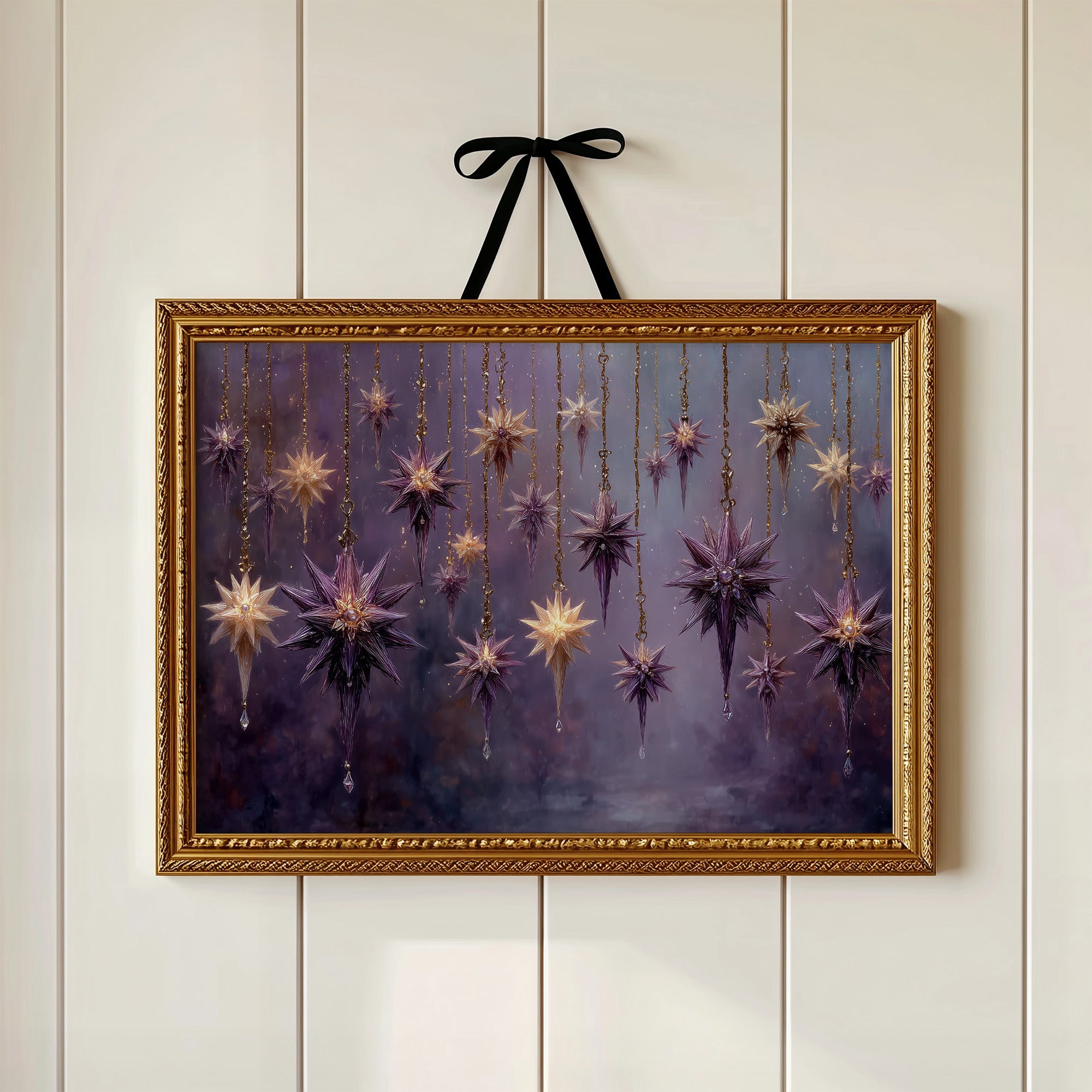 Crystal Stars in the Violet Dark