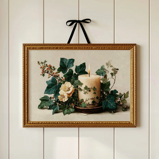 Candlelight Wrapped in Ivy
