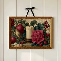 Songbird by Candlelight and Peonies