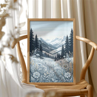 Frosted Meadow: Wildflowers Refuse to Hibernate