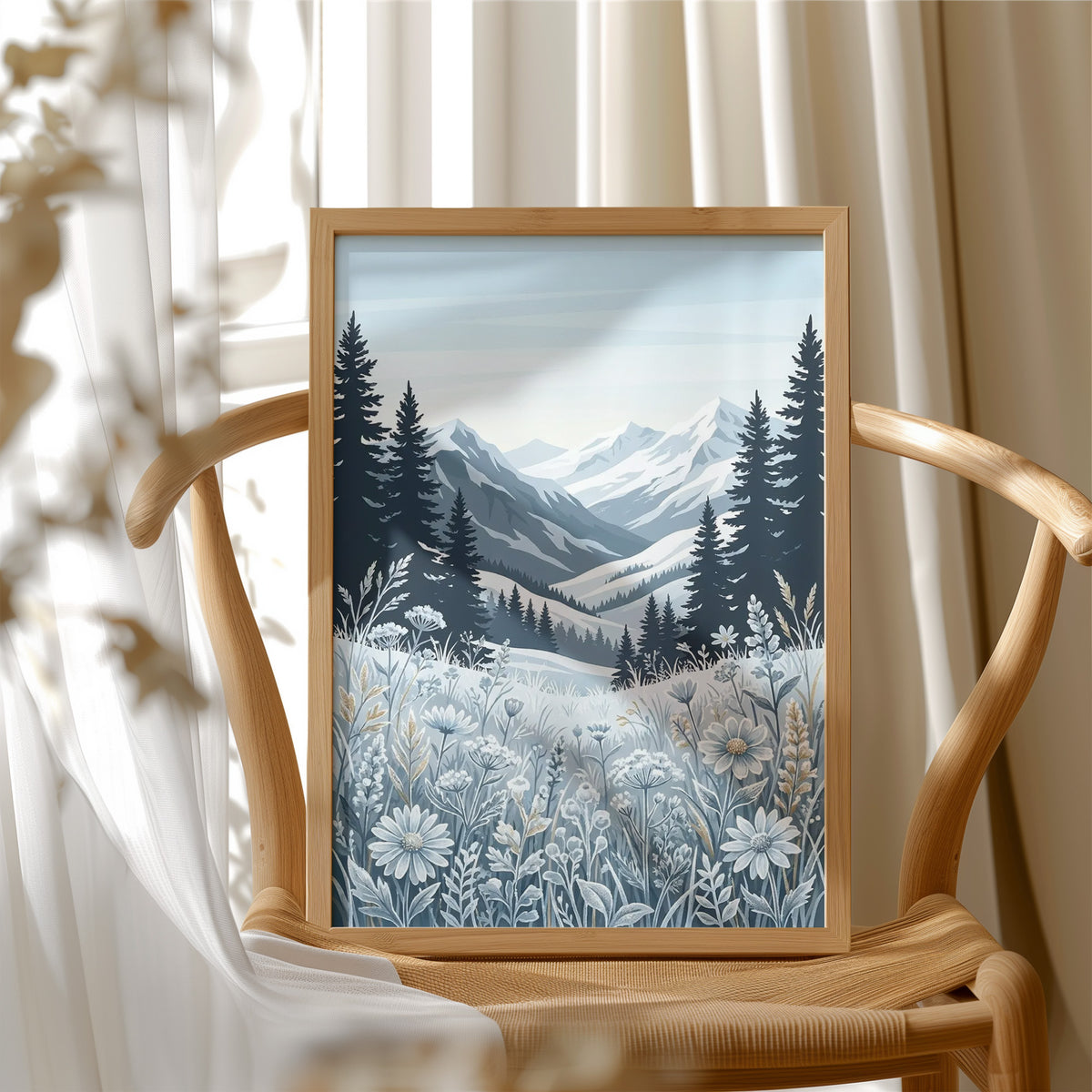Frosted Meadow: Wildflowers Refuse to Hibernate