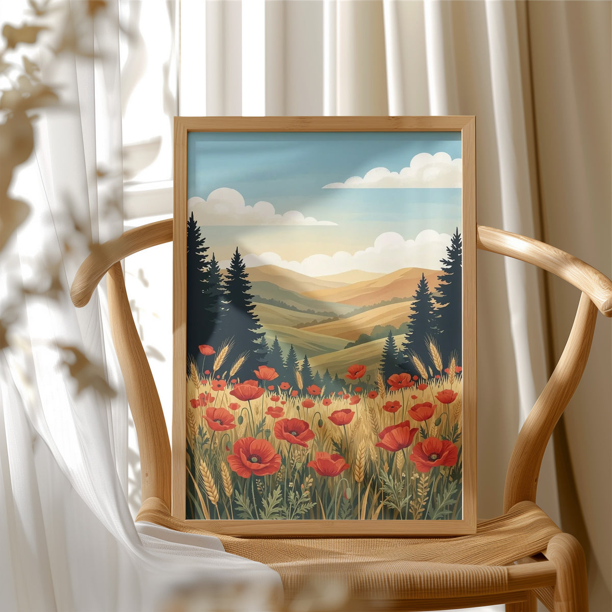 Poppy Fields Forever: Wheat Third-Wheeling