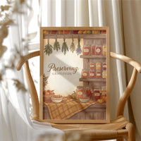 Preserving Gratitude: Pantry Fully Stocked Till Spring