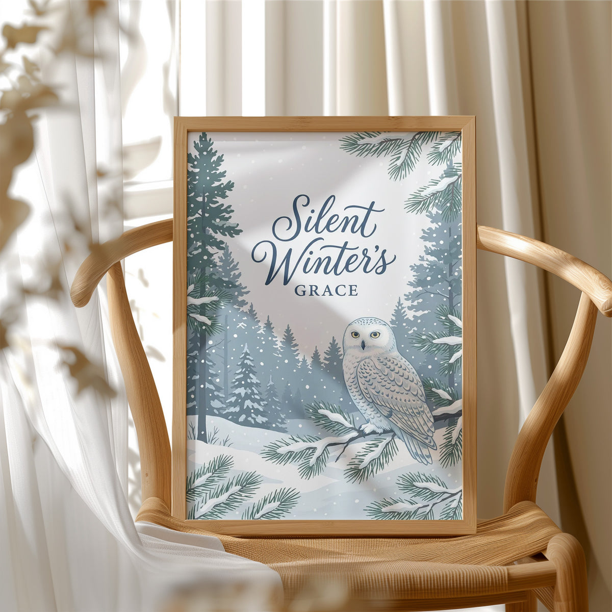 Silent Winter’s Grace: Owl Unimpressed
