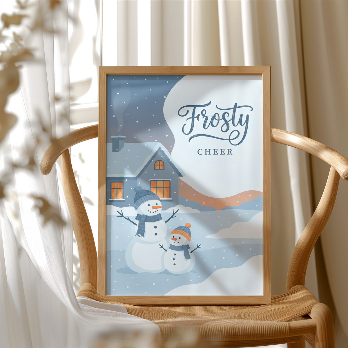 Frosty Cheer: Snow Family Portrait