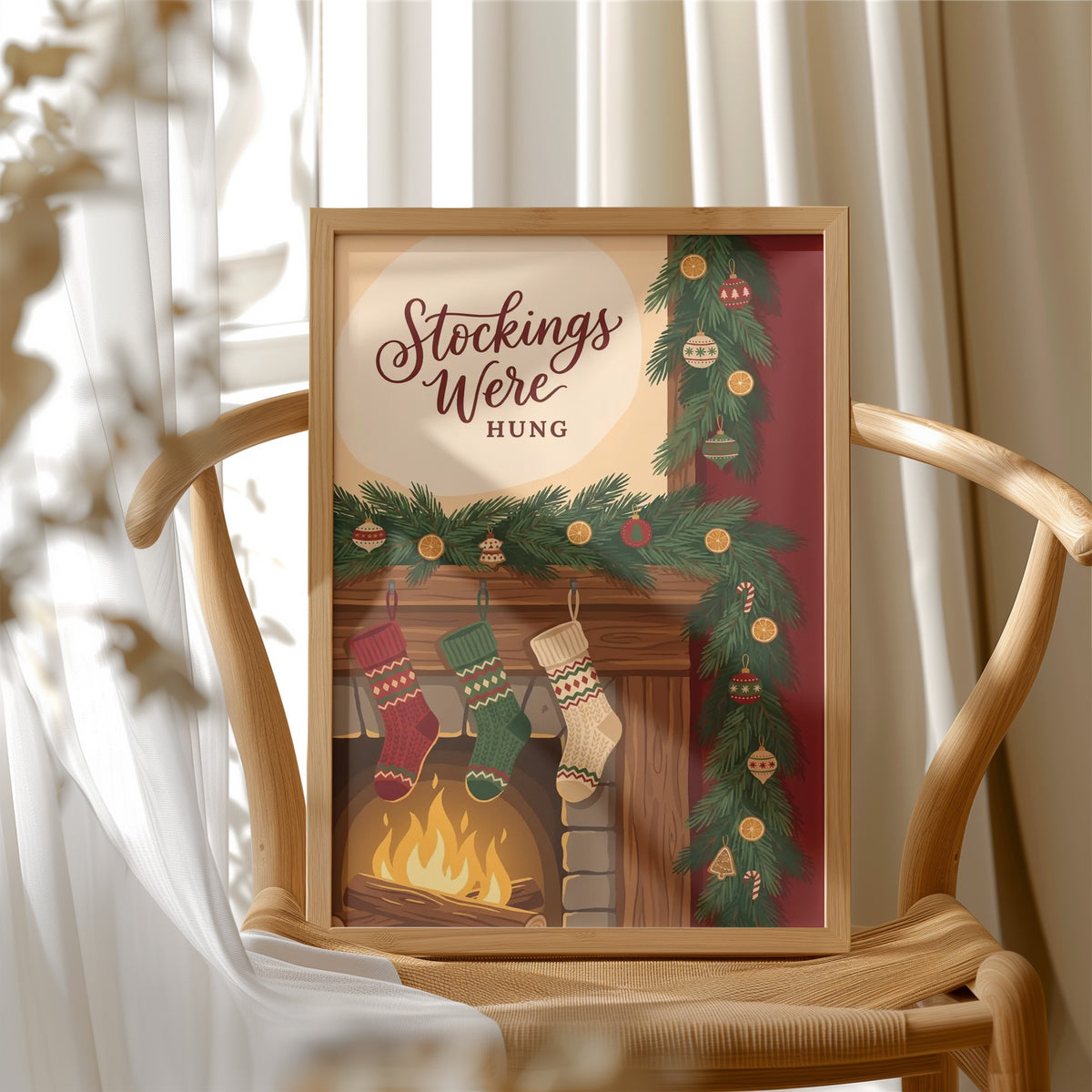 Stockings Were Hung: Dangerously Close to the Fire