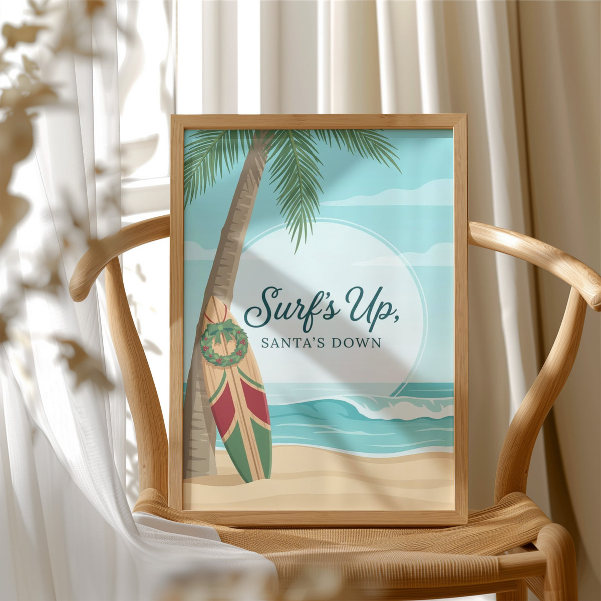Hang Ten, Hang the Wreath
