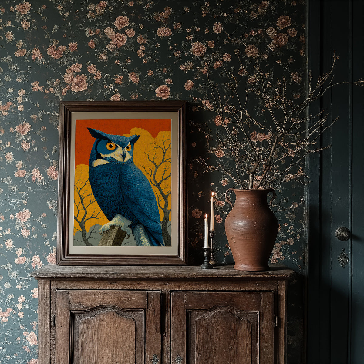 Unimpressed at Sunset: Owl Judges Quietly