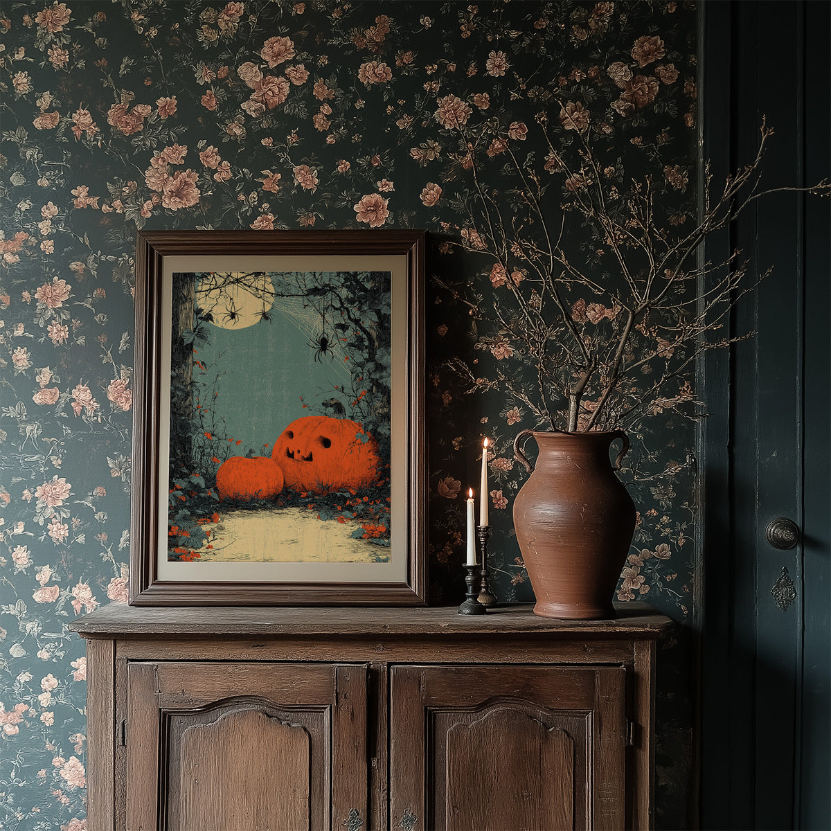 Pumpkin Patch: Spiders Dropping In