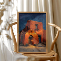Desert Nightlight: Adobe Left the Lights On