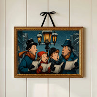 Carolers Hitting the High Note, Barely