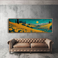 Fields Of Gold Under Teal Skies