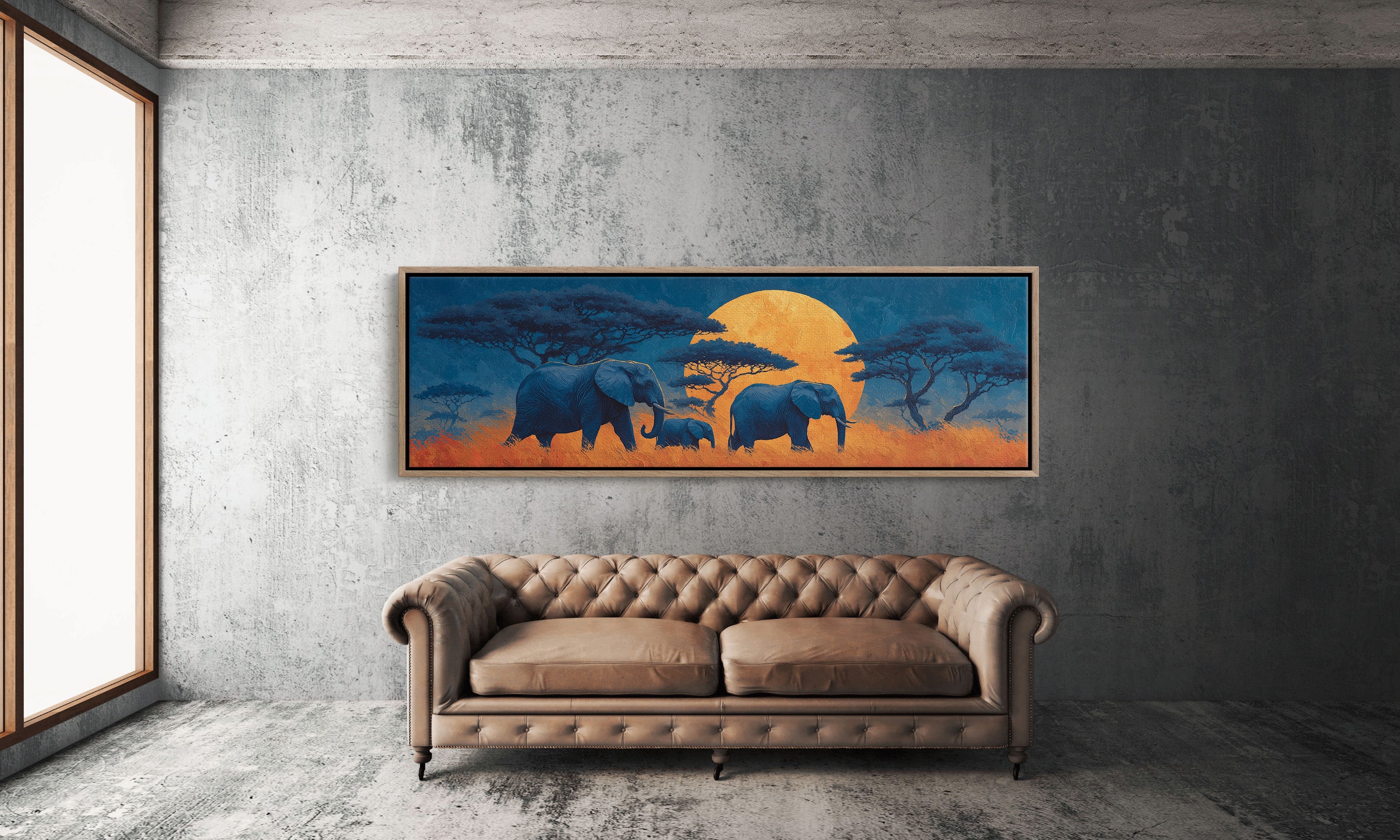 Silent Giants Beneath The Amber Moon