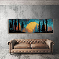 Golden Moon Over Timberline
