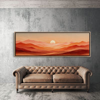 Sunset Waves of Amber Hills