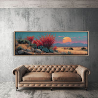 Desert Bloom at Sundown