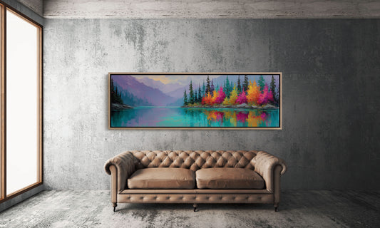 Color Along the Quiet Lake