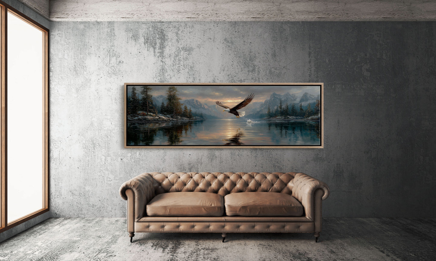 Glide at Golden Dusk