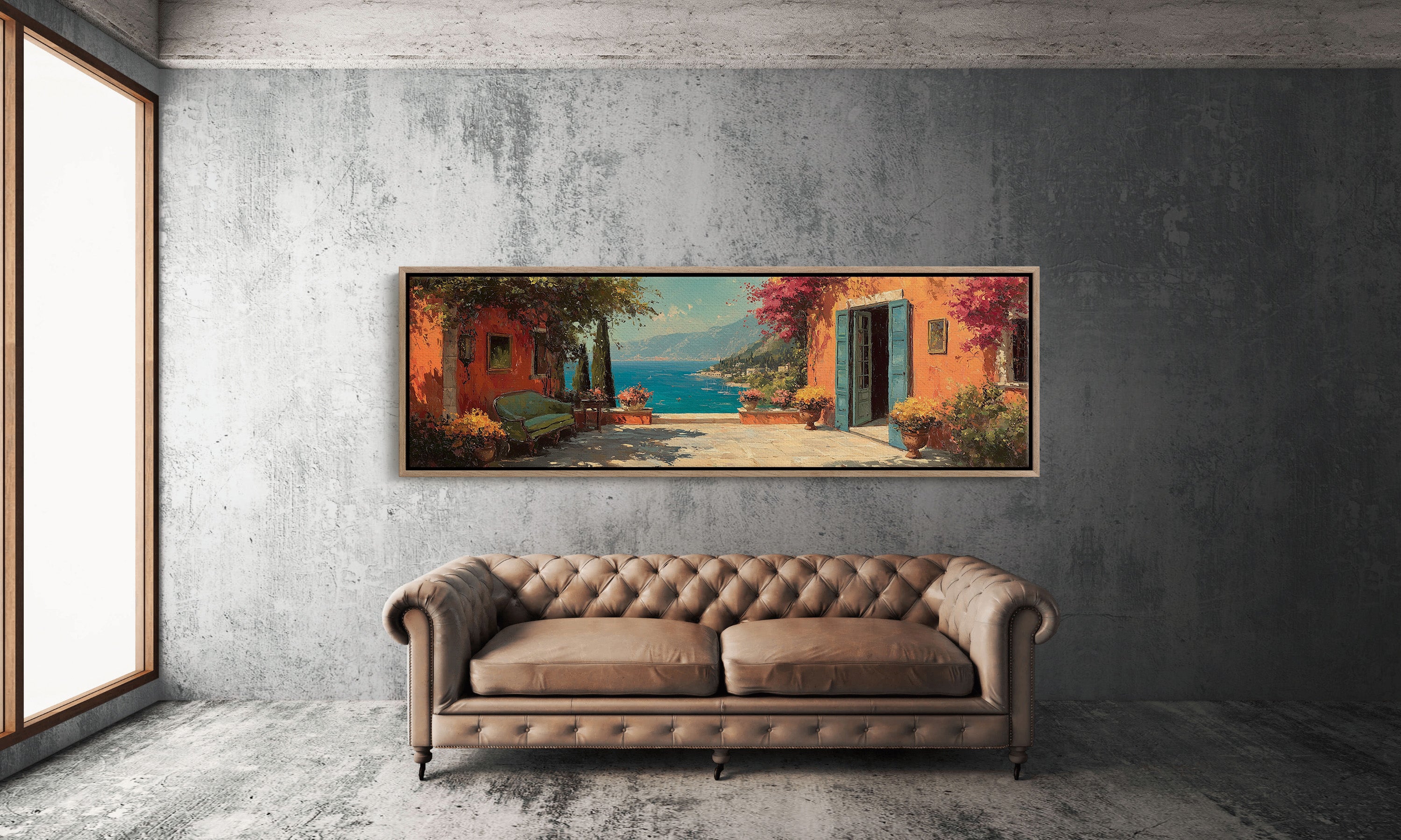 Mediterranean Terrace by the Sea