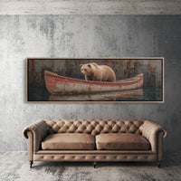 Solitude In The Painted Canoe
