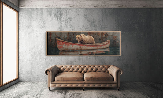 Solitude In The Painted Canoe