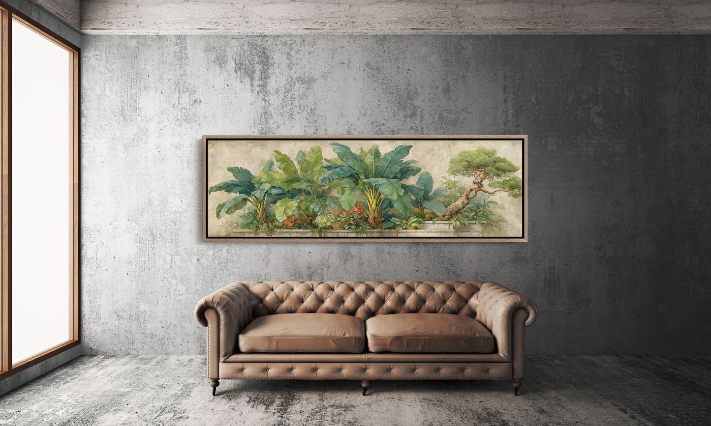 Garden Of Broad Green Leaves