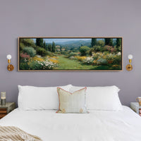 Sunlit Garden Path In Tuscany