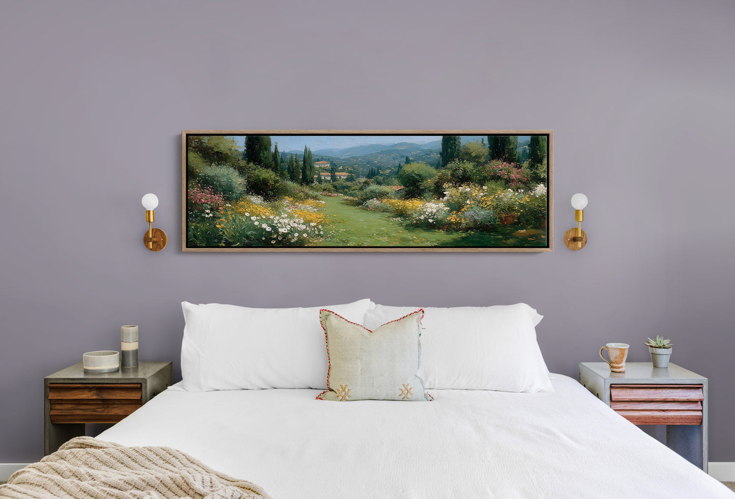 Sunlit Garden Path In Tuscany