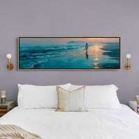 Radiant Abstract Sunset Reflection