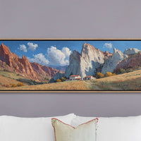 Valley Home Beneath Stone Giants