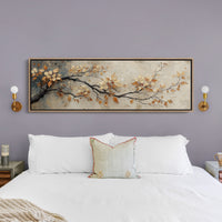 Golden Leaves On Quiet Branch
